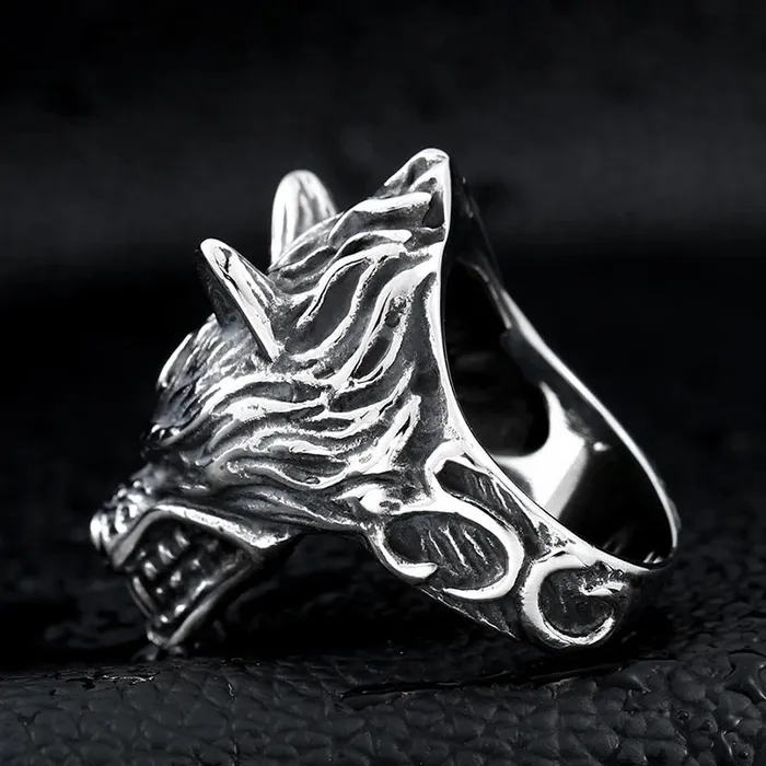 Rings Viking Ring Norse Wolf Valhalla Vikings