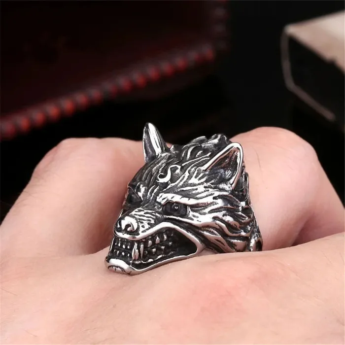 Rings Viking Ring Norse Wolf Valhalla Vikings