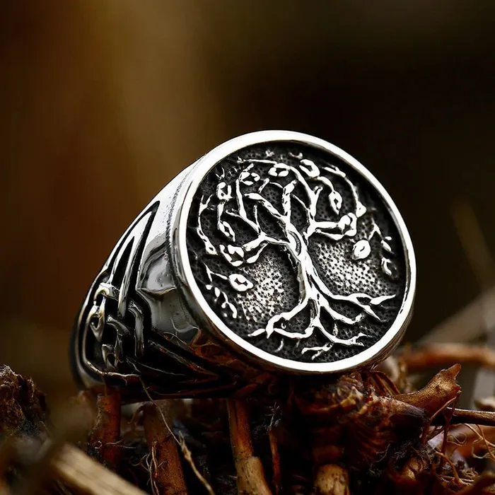 Rings Viking Ring World Tree Valhalla Vikings