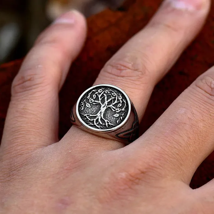Rings Viking Ring World Tree Valhalla Vikings