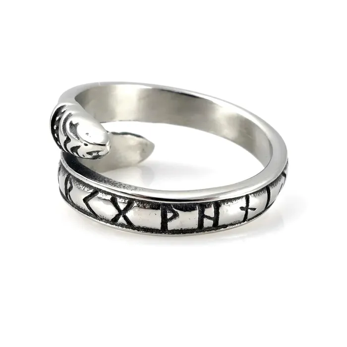 Rings VikingStore Sterling Silver Jrmungandr Viking Ring