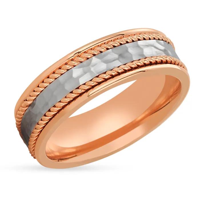 Rose Gold Ring Gold Wedding Band 14k Rose Gold Ring Hammered Wedding Ring Braid Ring Clean Casting Jewelry Rings Rose Gold Ring Gold Wedding Band 14k Rose Gold Ring Hammered Wedding Ring Braid Ring Clean Casting Jewelry Rings