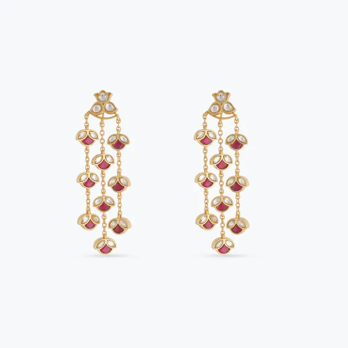 Sadya Gold Plated Sterling Silver Earrings SILVER Earrings