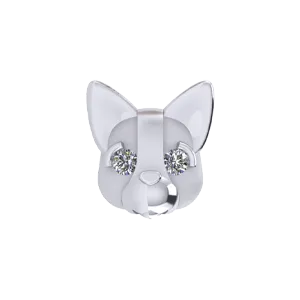 SG Fine Charm Necklaces Slider French Bulldog Charm
