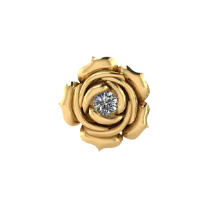 SG Fine Charm Necklaces Slider Rose Charm