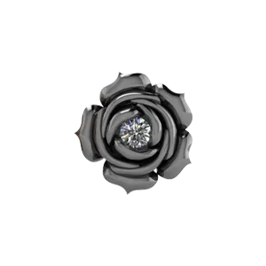 SG Fine Charm Necklaces Slider Rose Charm