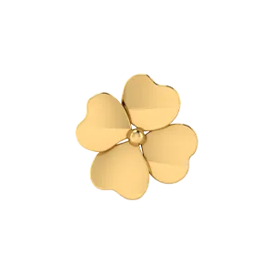 SG Fine Slider Clover Charm Charm Necklaces