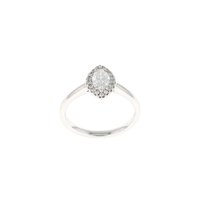 Shop IDC estore Rings Marquise Halo Complete Engagement Ring 062CTW