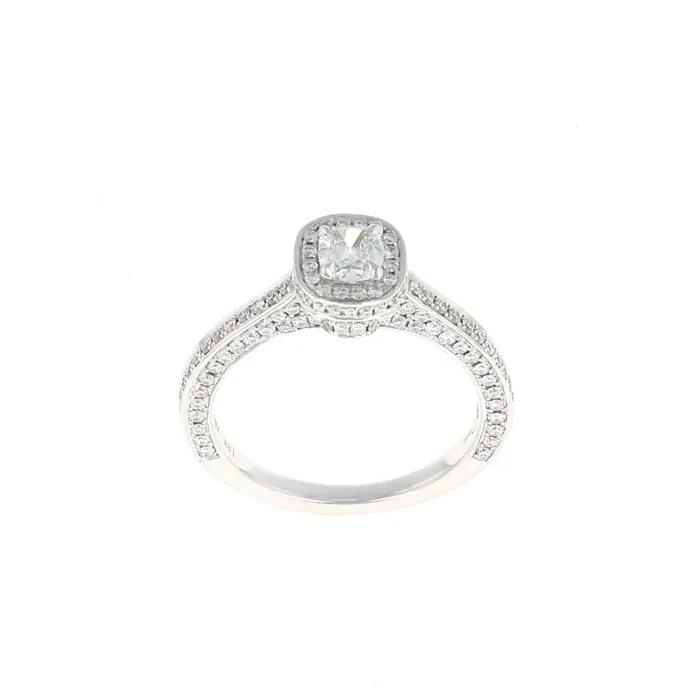 Shop IDC estore Rings Oval Halo Complete Engagement Ring 095CTW