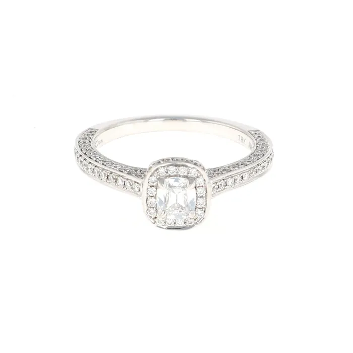 Shop IDC estore Rings Oval Halo Complete Engagement Ring 095CTW