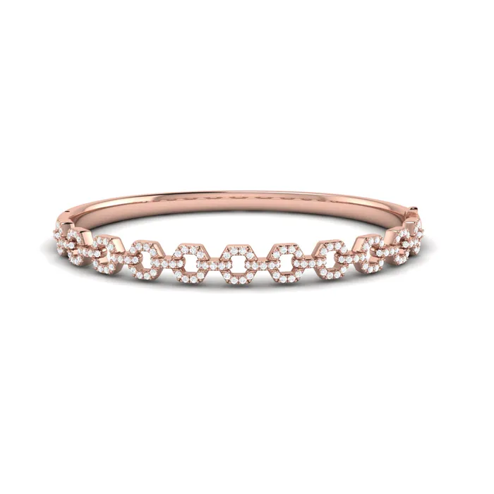 Shop IDC estore Rings Vlora Serafina 14K Diamond Open Link Hinged Bangle Diamond 107CTW Shop IDC estore Rings Vlora Serafina 14K Diamond Open Link Hinged Bangle Diamond 107CTW