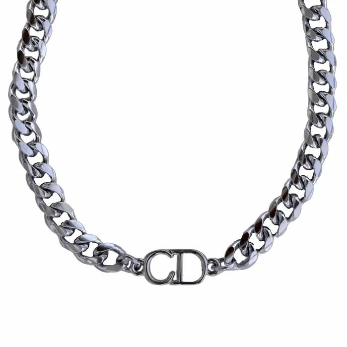 Silver CD Choker Reluxe Vintage Rings