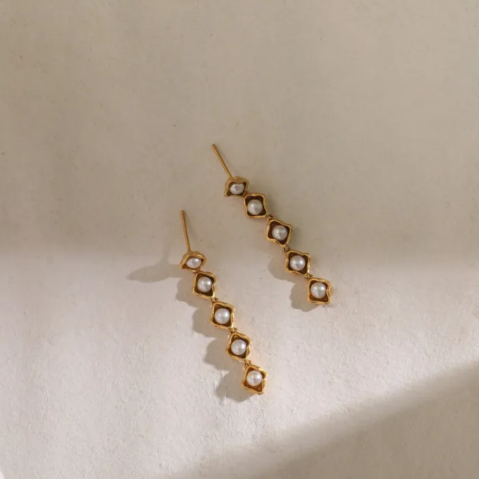 SILVER Earrings Kiva Pods Silver Drop Earrings