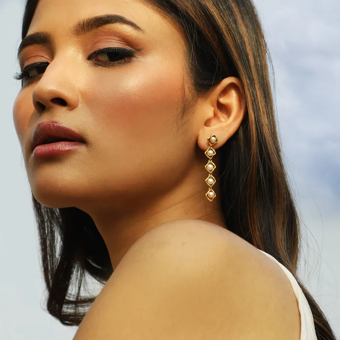 SILVER Earrings Kiva Pods Silver Drop Earrings