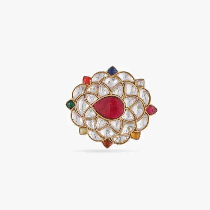 SILVER Rings Malar Navaratna Silver Ring