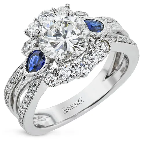 Simon G Round Engagement Ring Setting International Diamond Center Rings Simon G Round Engagement Ring Setting International Diamond Center Rings
