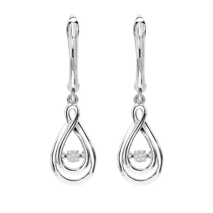 SS ROL Prong Diamond Earrings 125CT Gems One Earrings