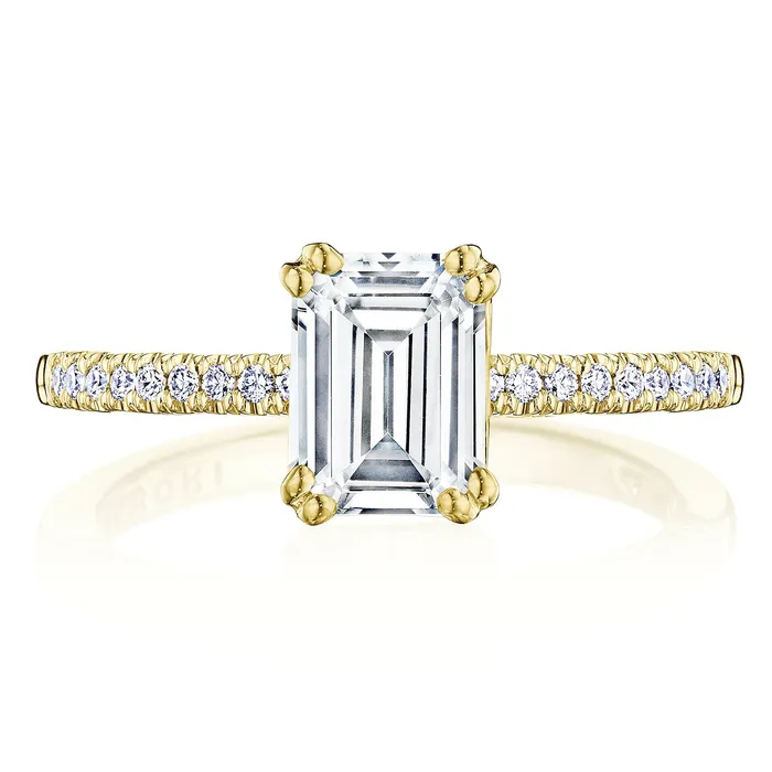 Tacori 14k Yellow Gold Coastal Crescent Collection Classic Engagement Ring Setting 017CTW International Diamond Center Rings Tacori 14k Yellow Gold Coastal Crescent Collection Classic Engagement Ring Setting 017CTW International Diamond Center Rings