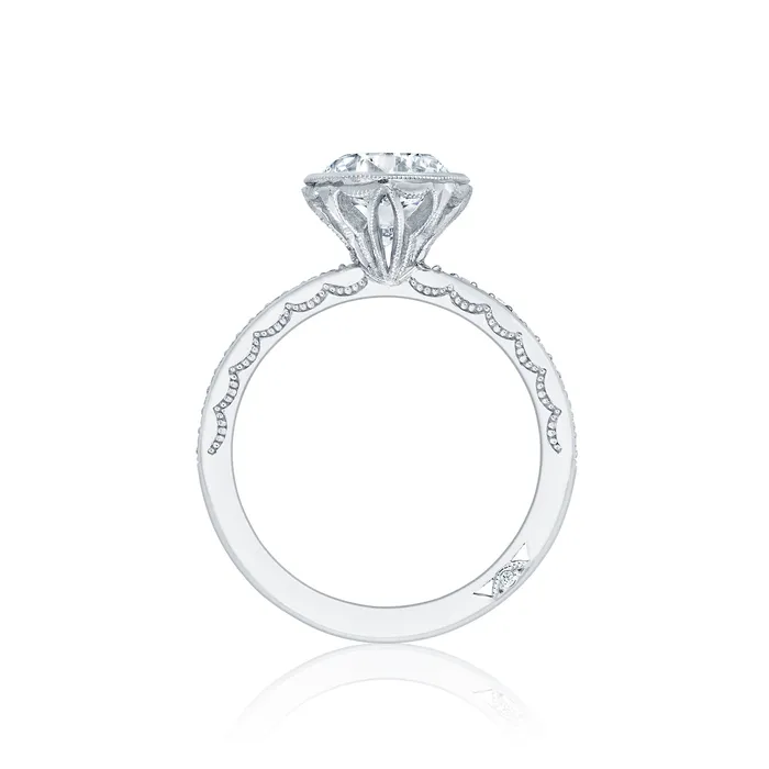 Tacori 18k White Gold Starlit Round Diamond Engagement Ring Setting 013 CTW International Diamond Center Rings Tacori 18k White Gold Starlit Round Diamond Engagement Ring Setting 013 CTW International Diamond Center Rings
