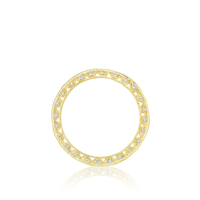 Tacori 18k Yellow Gold Classic Crescent Diamond Wedding Band 087 CTW International Diamond Center Rings Tacori 18k Yellow Gold Classic Crescent Diamond Wedding Band 087 CTW International Diamond Center Rings
