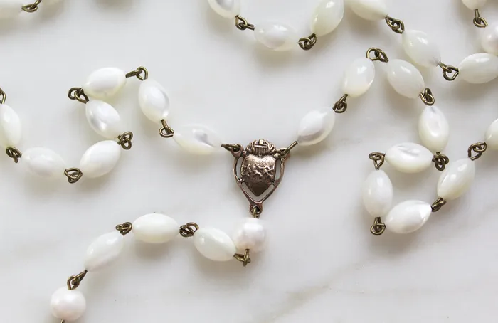 The Little Catholic Necklaces Sacred Heart Rosary