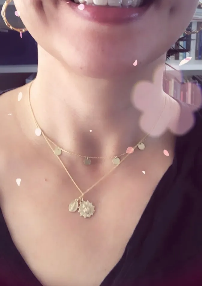 TheLittleCatholic Necklaces The Little Sacred Heart and Miraculous Medal Necklace in 14k Gold