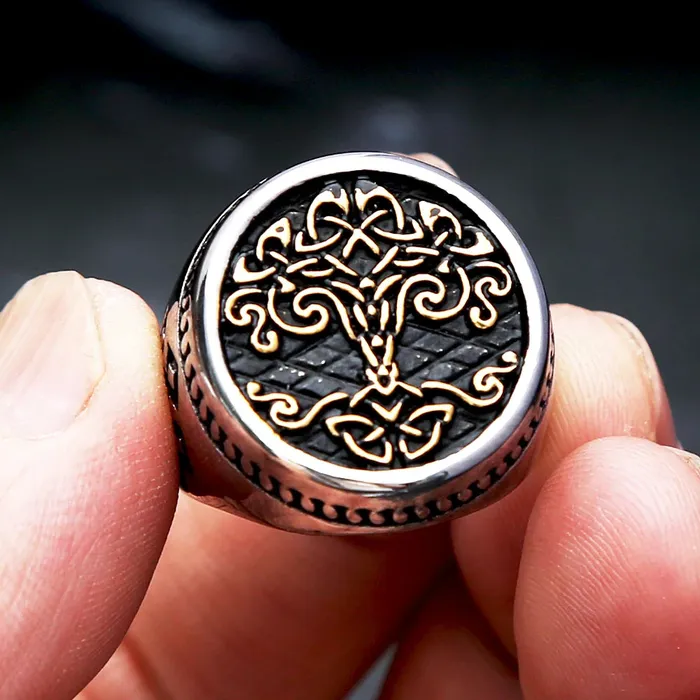Valhalla Vikings Rings Viking Ring Yggdrasil Tree