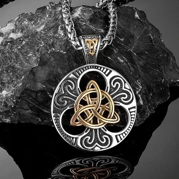Viking Necklace Celtic Triquetra Knot Valhalla Vikings Necklaces